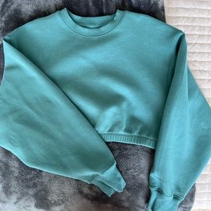 Paragon cinched waist crop hoodie